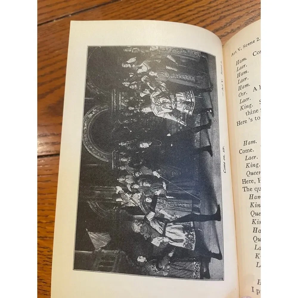 1922 Shakespeare Hamlet Academy Classics Allyn Bacon Illustrated Hardcover